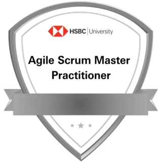 Badge for Scrum Mastery - Practitioner issued by HSBC